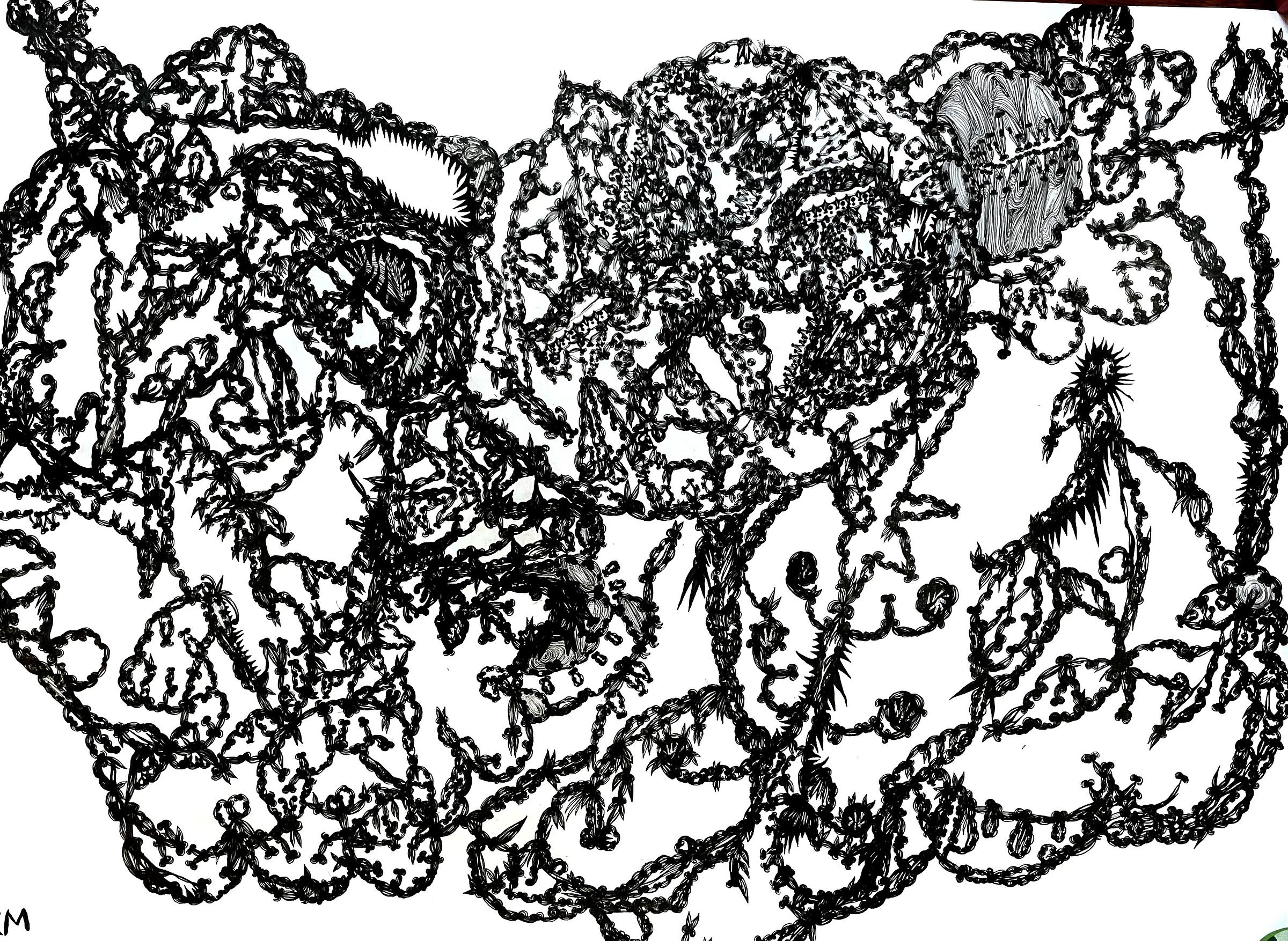 The Creature That Shields Its Heart with Its Fingers
